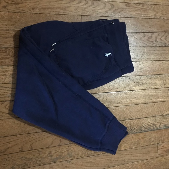 Navy Blue Polo Ralph Lauren fleece jogger - Picture 5 of 5